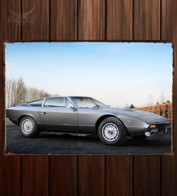 Металлическая табличка Maserati Khamsin 406